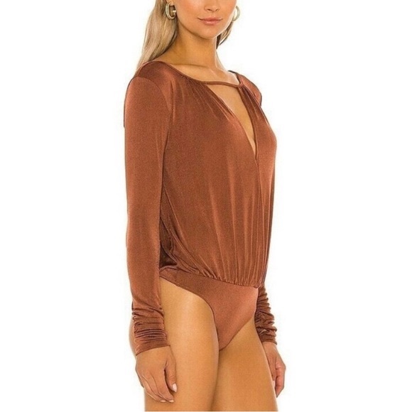 Free People Kaya Keyhole Bodysuit Size S - Picture 2 of 8
